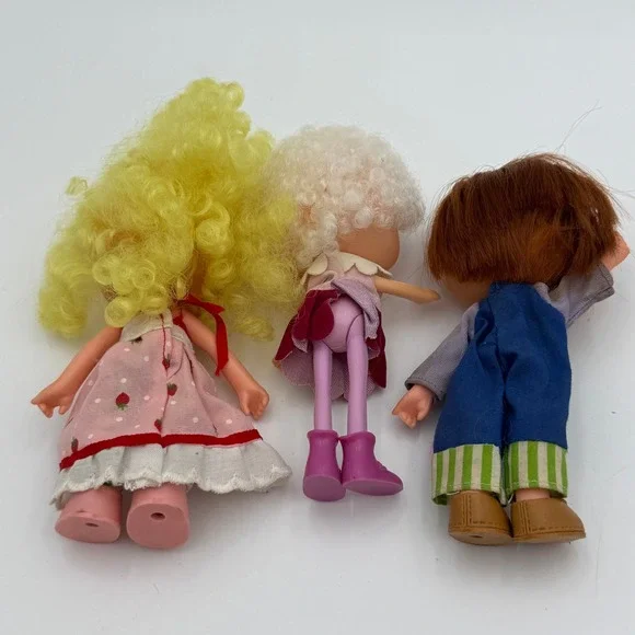 Vintage Strawberry Shortcake Doll 11pc Kenner 1980s Huckleberry Pie Blueberry - Picture 9 of 10